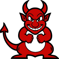 Aufkleber frecher roter Teufel