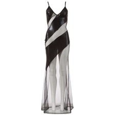 Langes Kleid schwarz