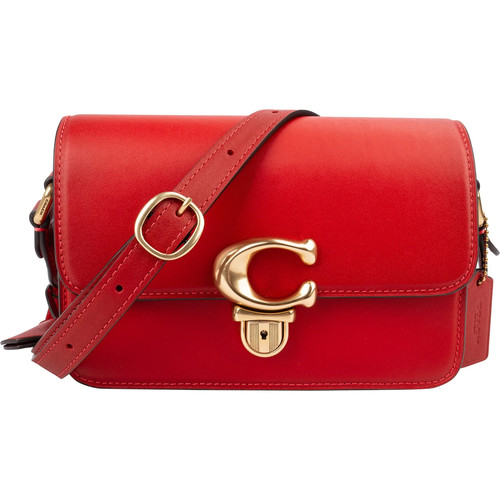 Coach red leather studio - red,