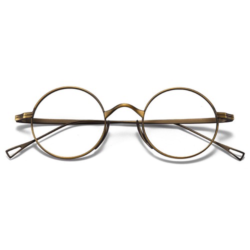Leichte titan brille - titan, rund