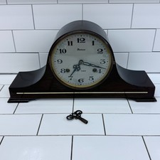 Vintage Tambour Mantel Clock