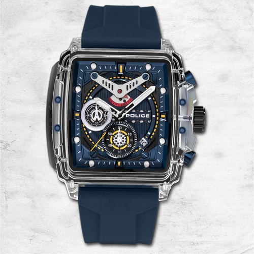 Police silikon herren uhr - silikon,