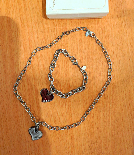 Silbernes manguun schmuckset - silbernes,