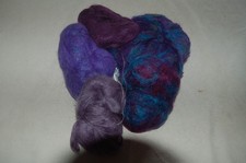 Mohair Paket 25 - lila/meliert - 200 g