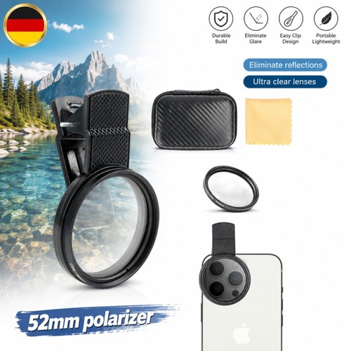 Handykamera 52mm polfilter cpl - 52mm,