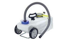 Wassertaxi 25 L Frischwassertank Wassertank Abwasser grau Schlauch 128750b2 NEU