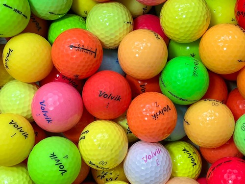 Golfbälle volvik mix bunt - 25,