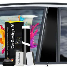 Dekor Schwarz-Glanz für Audi A3 8P/8PA 2003-2013 3-Türer Zierleiste  B-/C-Säule