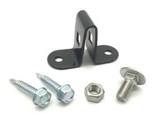 Befestigung Zaun Doppelstabmattenzaun Halterung Montagehalter Zubehör 5x  anth.