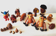 CHOOSE:  vintage DANISH DESIGN Teak Figur Designer 1960th Mid Century Rarity