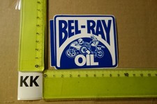 Alter Aufkleber Tankstelle Additive Oil Öl Motorrad Motorsport BEL-RAY (KC)