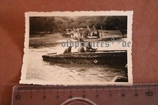 tolles  altes Foto - Sturmboot