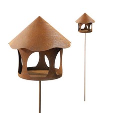 Vogelhaus rund aus Metall mit