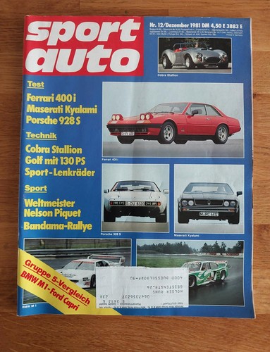 Sport auto 1981 ford - ford, capri
