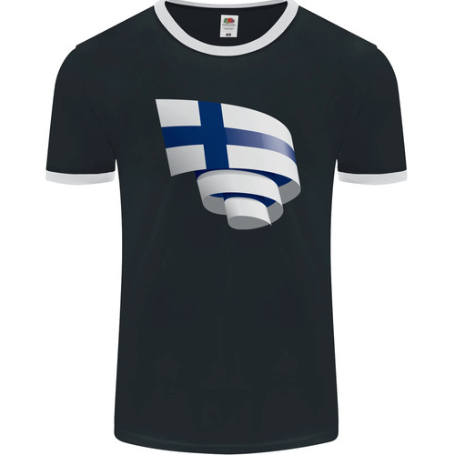 Curled finland flag finnish - curled,