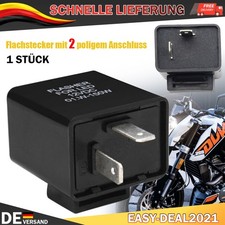 Blinker Relais 12V 2 Polig Universal für Mofa Mopeds Roller Quads und Motorräder