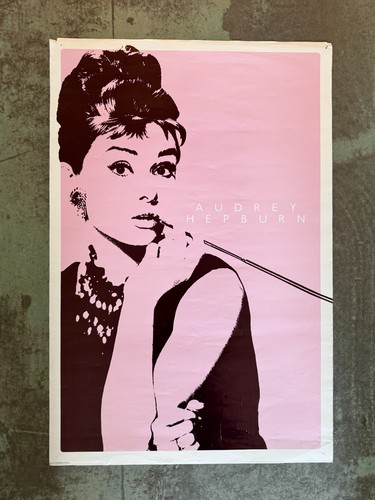 Audrey hepburn poster rosa - poster,