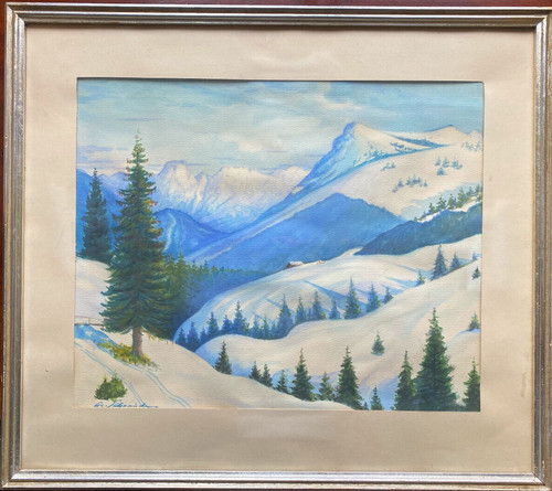 Aquarell sign georg schmid - georg,
