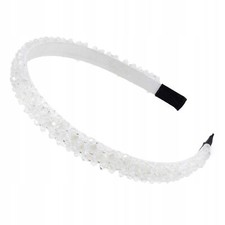 Weißer Haarreif glänzende