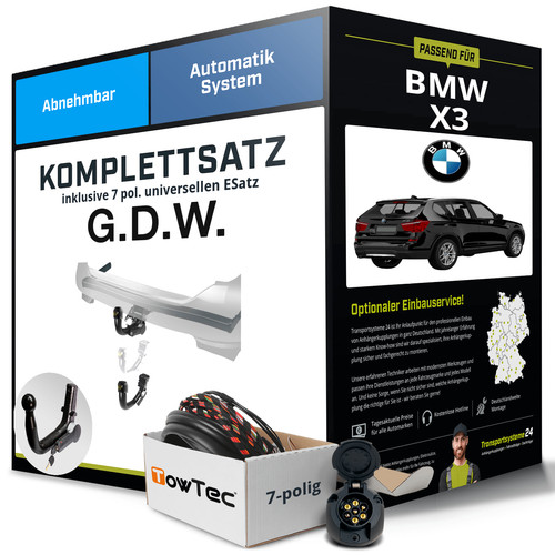 Anhängerkupplung abnehmbar