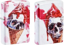 ZIPPO - BENZIN - FEUERZEUG - SKULL ICE - 540° COLOR - NEU - NEUHEIT 2025