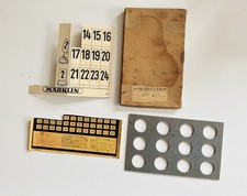 Märklin, Streckenbeschriftungen, alt