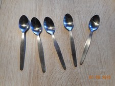 5x kleine Löffel Besteck Edelstahl Beram rostfrei aus Offizierskantine NVA
