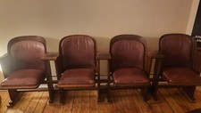 Alte Kinostühle aufwendig restauriert ein absoluter Hingucker zu verkaufen