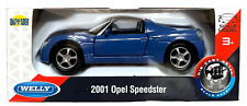 WELLY 2001 Opel Speedster ca. 1:34-1:39 Modellauto Spielzeug Kinder 11cm OVP