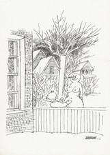 50/362 AK EULENSPIEGEL VERLAG BERLIN JAN VAN WESSUM ARBEIT NACH VORLAGE EROTIK ?