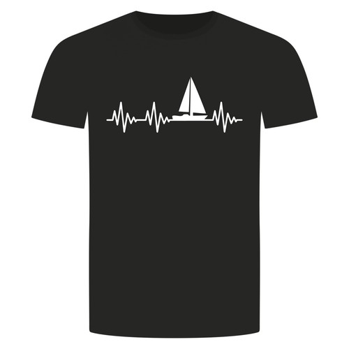 Herzschlag segelboot shirt - herzschlag,