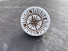 2er Set Kompass Holz