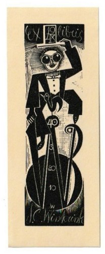 Cor wolff exlibris für j - cor,