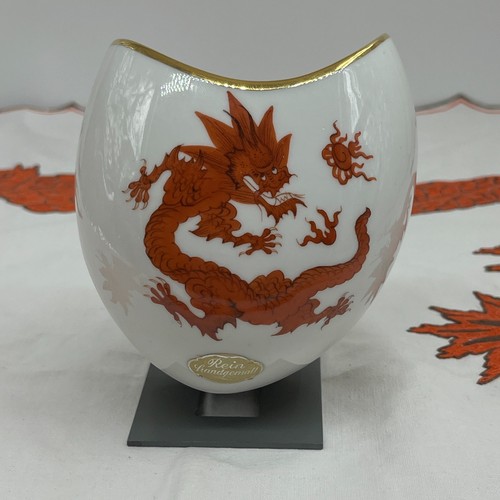 Wandvase roter drache - wandvase,