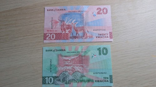Banknote sambia 20 - 💸:, 10