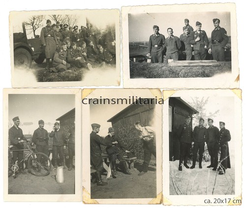 10x orig foto flak soldaten - flak,