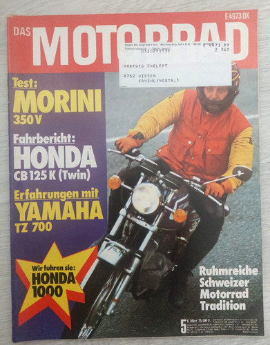 Motorrad honda gold wing - 5/75:,