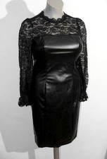 Sexy Schwarzes Lederimitat