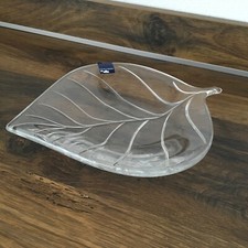 Servierschale Blatt Leonardo, Servierteller, Konfektteller, Glasschale