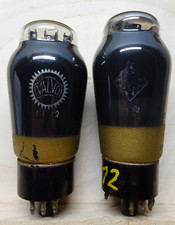 Pair: VALVO / TELEFUNKEN EL12 | SEHR GUT ✅ Röhre Tube Valve
