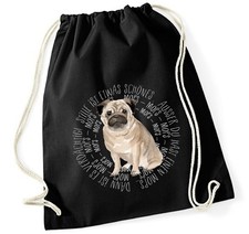 Turnbeutel mops circle - turnbeutel,