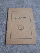 Schulzeugnis DDR Blanco 