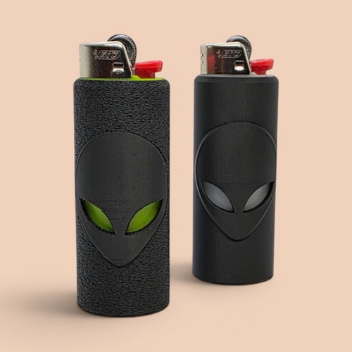 Bic alien head feuerzeug - head,