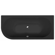 Badewanne VIVA schwarz matt