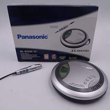 Panasonic SL-SX332 Discman Walkman silber CD Spieler Remote in OVP Zustand gut