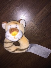 Kik Okay Greifling Rassel Klapper Im Kopf Plüschtier Tiger Katze Braun Gestreift