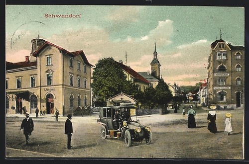 Schwandorf postamt - schwandorf,, k.