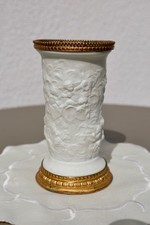 SEVRES Vase, Biscuit Porzellan, mit Bronze-Montur vergoldet, signiert, um 1900