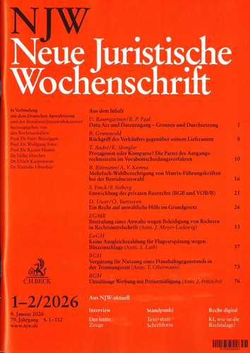 Njw 2026 neue - njw,