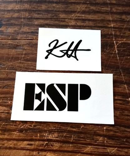 Esp kirk hammet headstock - esp,